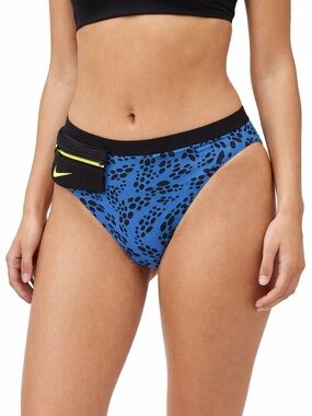 Nike Swim Bikini Bottom Blue Print L NWT